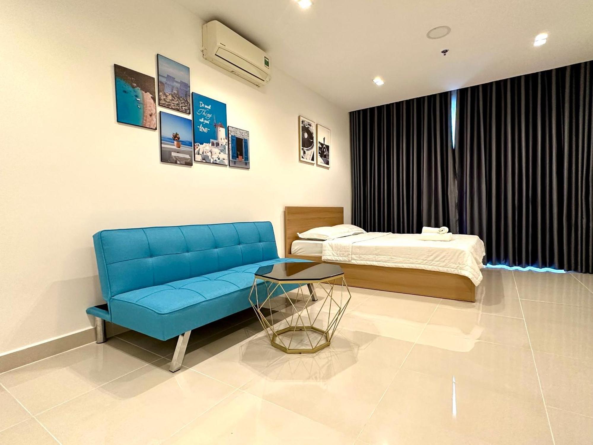 Teddy Apartment At Sky Center Luxury Хошимин Экстерьер фото