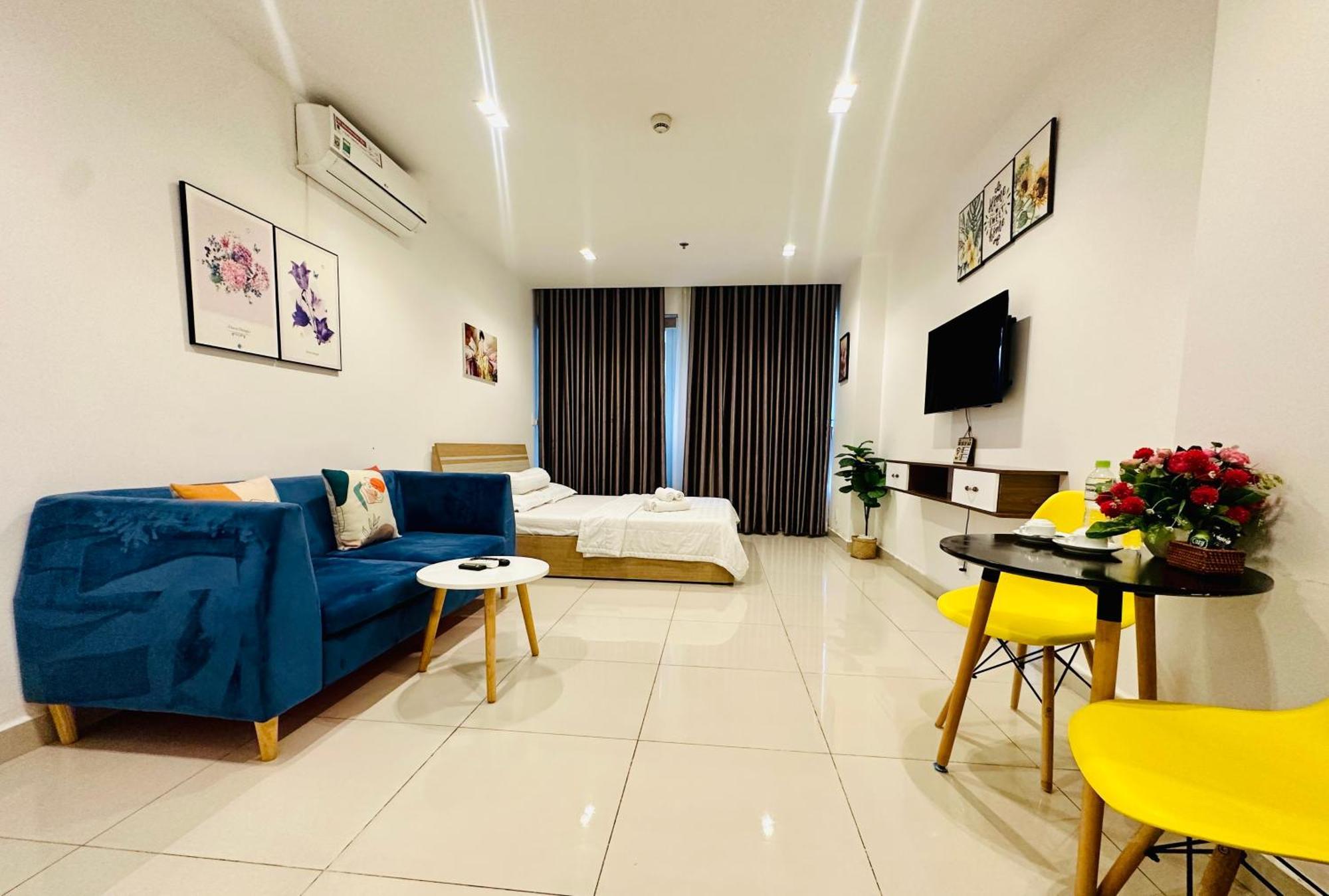 Teddy Apartment At Sky Center Luxury Хошимин Экстерьер фото