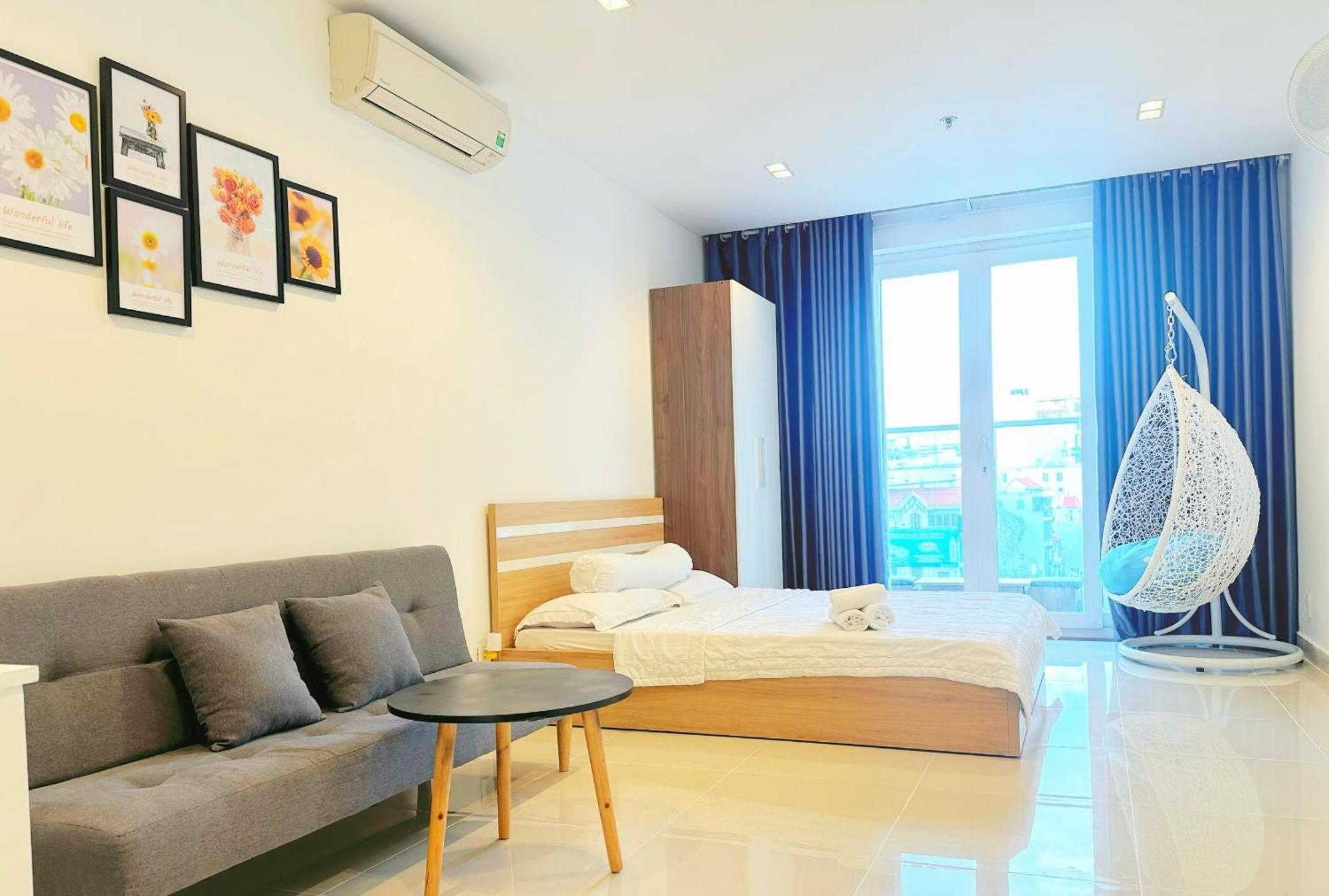 Teddy Apartment At Sky Center Luxury Хошимин Экстерьер фото
