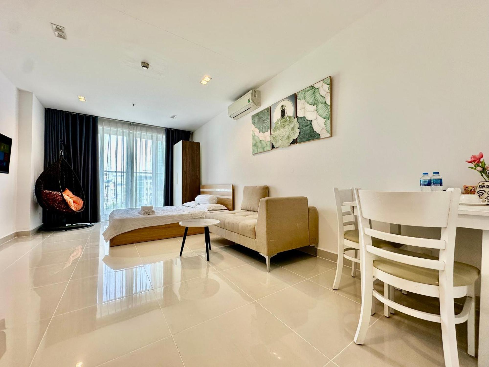 Teddy Apartment At Sky Center Luxury Хошимин Экстерьер фото